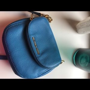 Blue Michael Kors purse